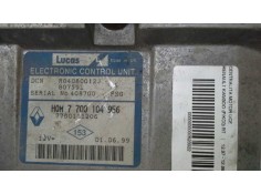 Recambio de centralita motor uce para renault kangoo (f/kc0) rt referencia OEM IAM R04080012J 272  2