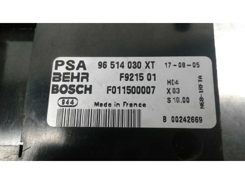 Recambio de mando calefaccion / aire acondicionado para citroen xsara picasso 2.0 hdi cat (rhy / dw10td) referencia OEM IAM 9651