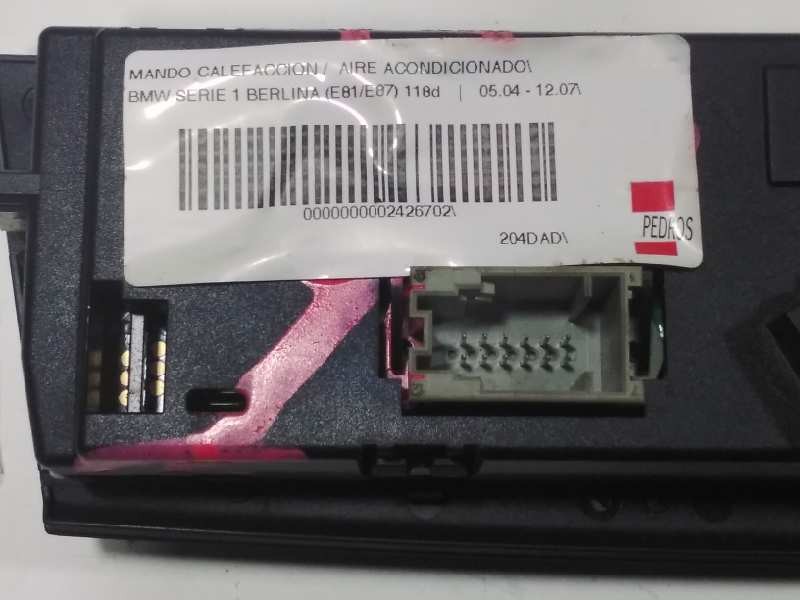 Recambio de mando calefaccion / aire acondicionado para bmw serie 1 berlina (e81/e87) 118d referencia OEM IAM   