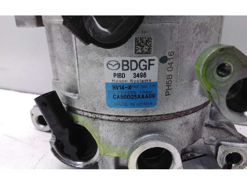 Recambio de compresor aire acondicionado para mazda cx-30 referencia OEM IAM CA500G5AAA09  
