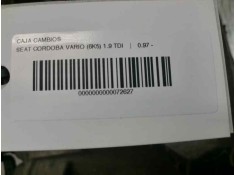Recambio de caja cambios para seat cordoba vario (6k5) 1.9 tdi referencia OEM IAM DFP CAMBIO SEAT CORDOBA 1.9 TDI DFP 37018 2