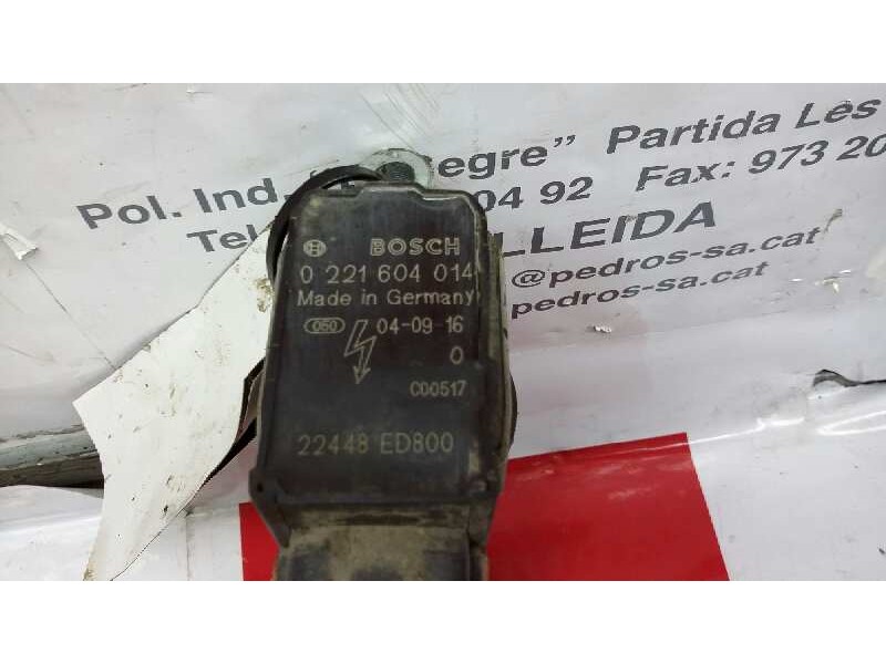 Recambio de bobina encendido para nissan qashqai (j10) 1.6 16v cat referencia OEM IAM 0221604014  