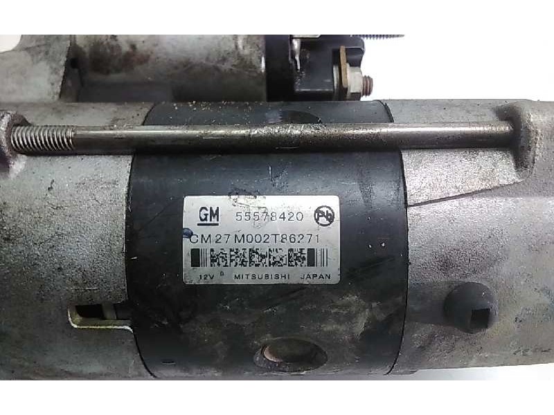 Recambio de motor arranque para opel astra j lim. selective business referencia OEM IAM 55578420  