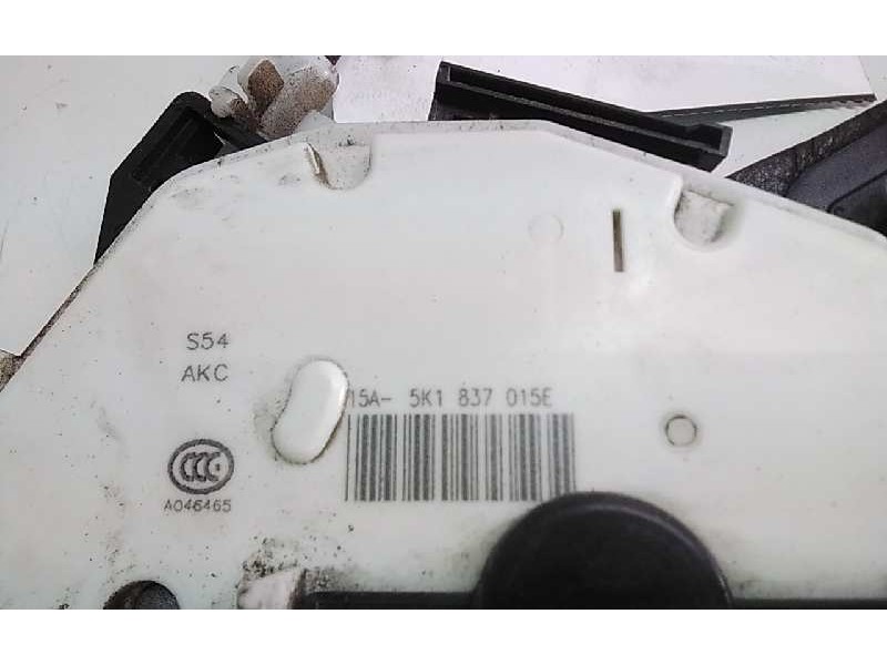 Recambio de cerradura puerta delantera izquierda para volkswagen golf vii sportsvan advance bluemotion tech referencia OEM IAM 5