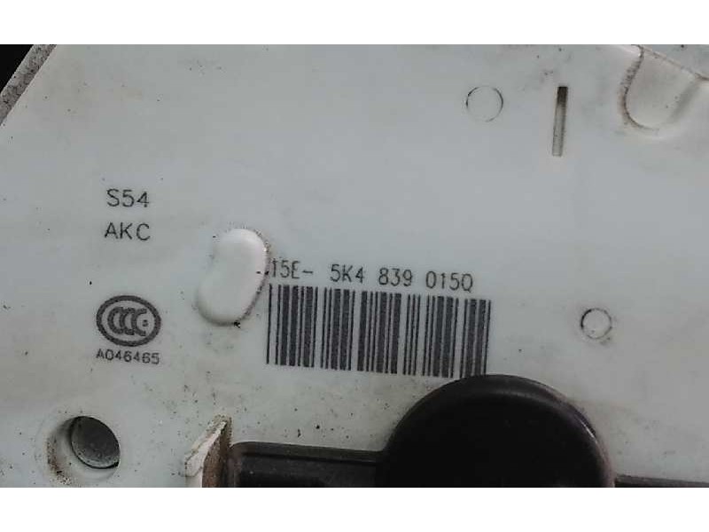 Recambio de cerradura puerta trasera izquierda para volkswagen golf vii sportsvan advance bluemotion tech referencia OEM IAM 5K4