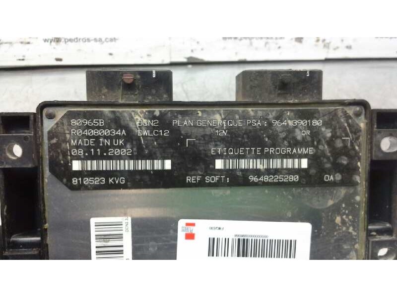 Recambio de centralita motor uce para renault kangoo (f/kc0) 1.9 diesel referencia OEM IAM  297 