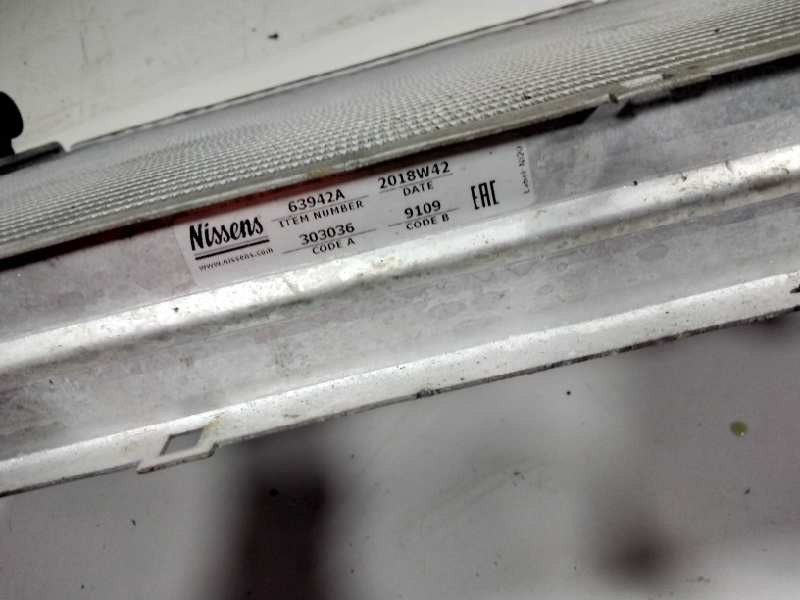 Recambio de radiador agua para renault safrane (b54) 2.1 dt referencia OEM IAM 63942A  