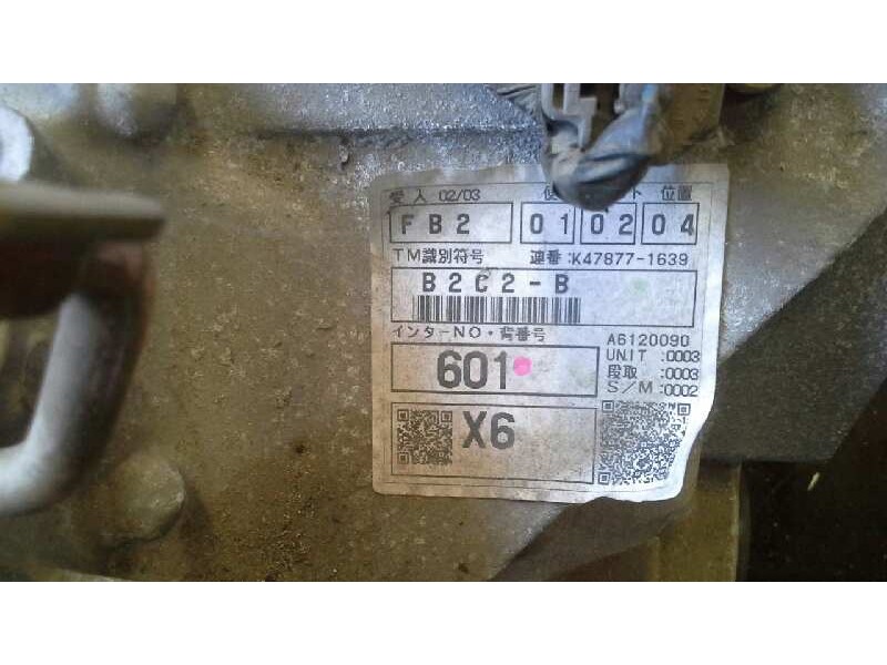 Recambio de caja cambios para mazda 6 berlina (gg) 2.0 crtd 120 active (5-ptas.) referencia OEM IAM B2C2-B  