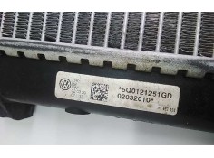 Recambio de radiador agua para volkswagen golf vii sportsvan advance bluemotion tech referencia OEM IAM 5Q0121251GD   2