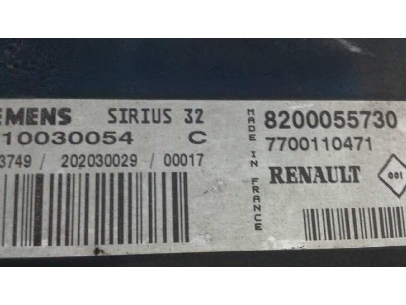Recambio de centralita motor uce para renault megane i coupe fase 2 (da..) 1.6 16v expression referencia OEM IAM S110030054 269 