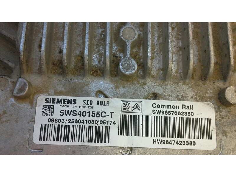 Recambio de centralita motor uce para peugeot partner (s2) combi plus referencia OEM IAM SWS40155C-T 9657662380 
