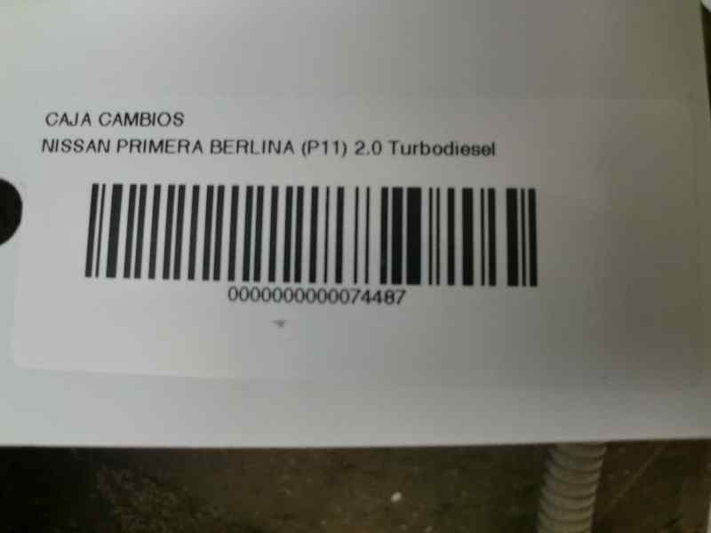 Recambio de caja cambios para nissan primera berlina (p11) 2.0 turbodiesel cat referencia OEM IAM 2J6  38268