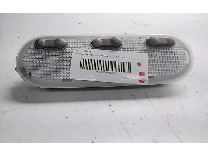 Recambio de luz interior para nissan qashqai (j10) acenta referencia OEM IAM   