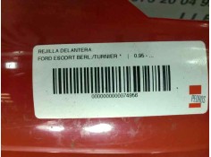 Recambio de rejilla delantera para ford escort berl./turnier referencia OEM IAM   38597 2
