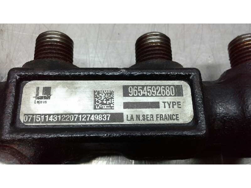 Recambio de rampa inyectora para citroen c3 hdi 70 furio referencia OEM IAM 9654592680  
