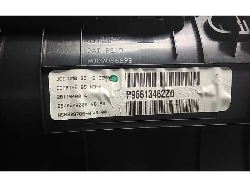 Recambio de cuadro instrumentos para citroen c4 berlina lx referencia OEM IAM P96613462ZD  