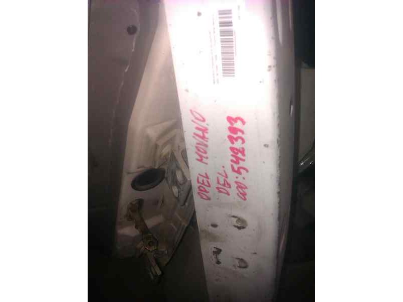 Recambio de refuerzo paragolpes delantero para opel movano (2004 =>) 2.5 cdti cat (g9u-754 / lzm) referencia OEM IAM   