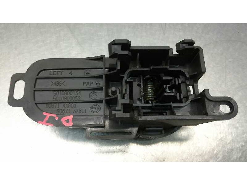 Recambio de maneta interior delantera izquierda para nissan micra (k12e) acenta referencia OEM IAM 80671AX603  