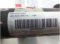 Recambio de radiador agua para audi 80/90 (893) 1.8 referencia OEM IAM  RADIADOR AGUA AUDI 80 1.8 38841 2