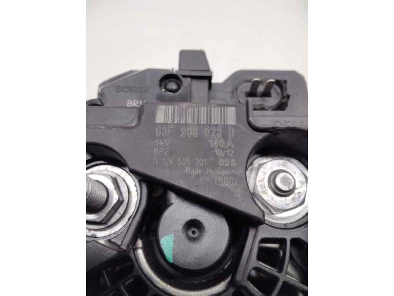 Recambio de alternador para audi a1 (8x) 1.2 16v tfsi referencia OEM IAM 03F903023D VW AG 0 124 525 201 02S 