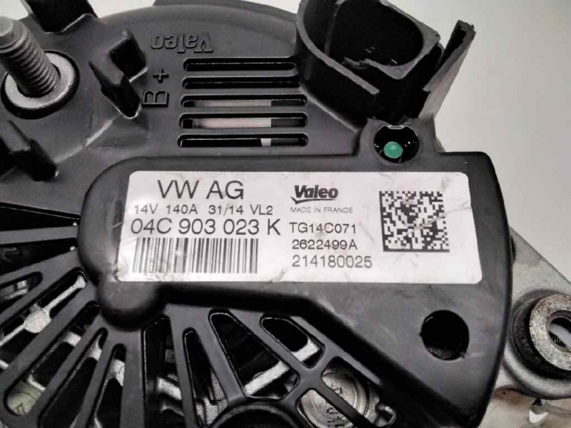 Recambio de alternador para volkswagen golf v variant (1k5) 1.4 16v tsi referencia OEM IAM 04C903023K TG14C071 14V 140A