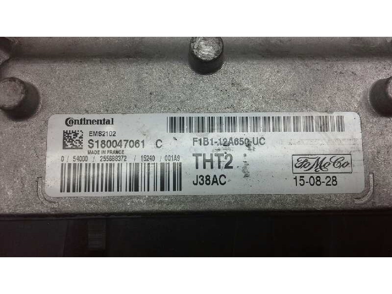 Recambio de centralita motor uce para ford fiesta (ccn) 1.25 16v cat referencia OEM IAM F1B1-12A650-UC S180047061 J38AC