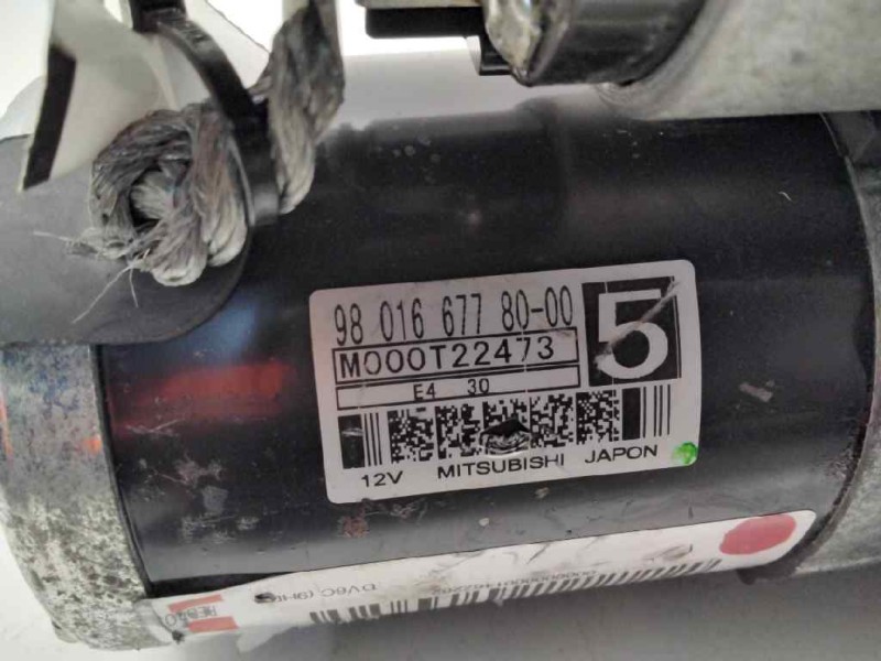Recambio de motor arranque para citroen c4 grand picasso 1.6 hdi fap referencia OEM IAM 980166778000 MOOOT22473 