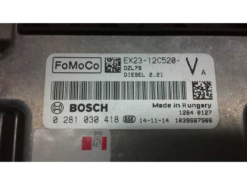 Recambio de centralita motor uce para jaguar xf 2.2 diesel premium luxury referencia OEM IAM 0281030418 1039S67566 