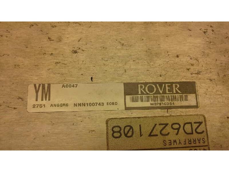 Recambio de centralita motor uce para mg rover serie 25 (rf) classic (5-ptas.) referencia OEM IAM NNN100743 256 