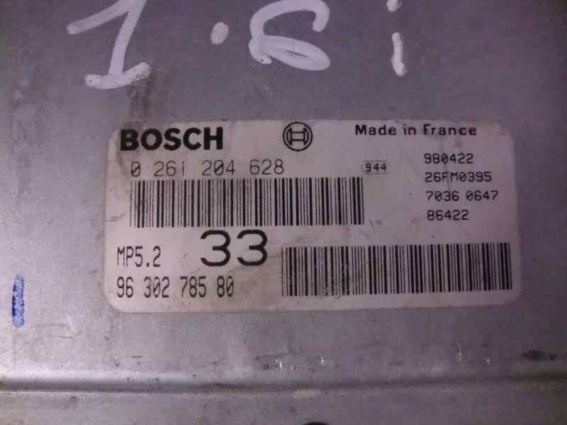 Recambio de centralita motor uce para citroen xsara berlina 1.6 referencia OEM IAM 0261204628 9630278580 4067