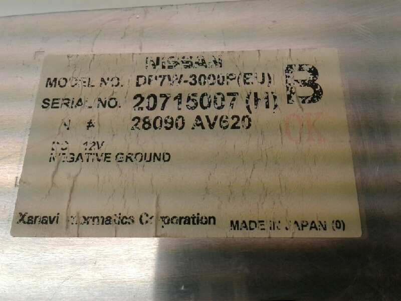 Recambio de pantalla multifuncion para nissan primera berlina (p12) referencia OEM IAM 28090AV620 20715007H 