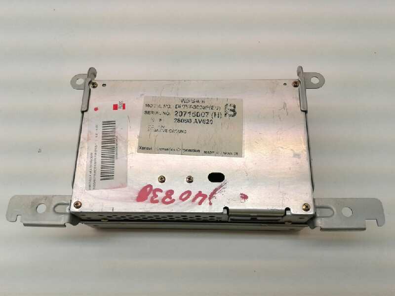 Recambio de pantalla multifuncion para nissan primera berlina (p12) referencia OEM IAM 28090AV620 20715007H 