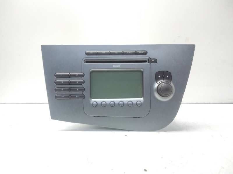 Recambio de sistema audio / radio cd para seat leon (1p1) open referencia OEM IAM W01P1035186N87  