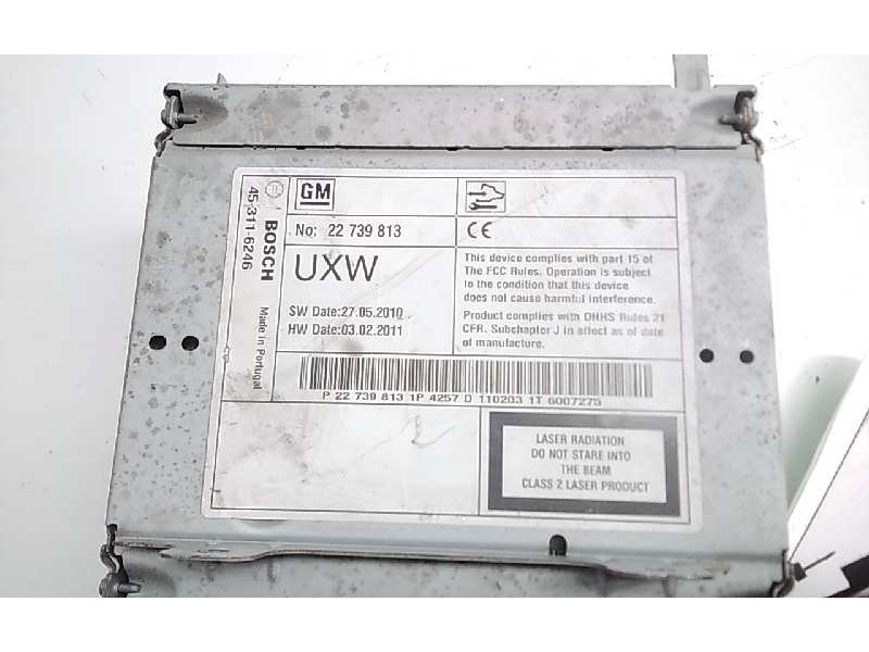 Recambio de sistema audio / radio cd para opel astra j lim. cosmo referencia OEM IAM 0300B6007275 7612034257 