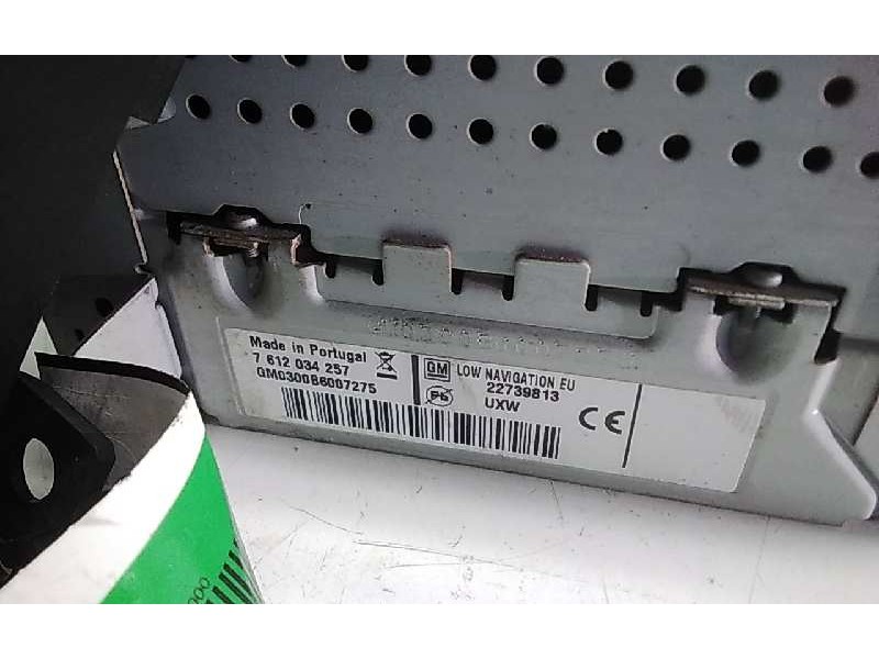 Recambio de sistema audio / radio cd para opel astra j lim. cosmo referencia OEM IAM 0300B6007275 7612034257 