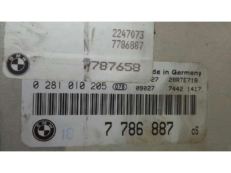 Recambio de centralita motor uce para bmw serie 3 berlina (e46) 320d referencia OEM IAM 0281010205 7786887 
