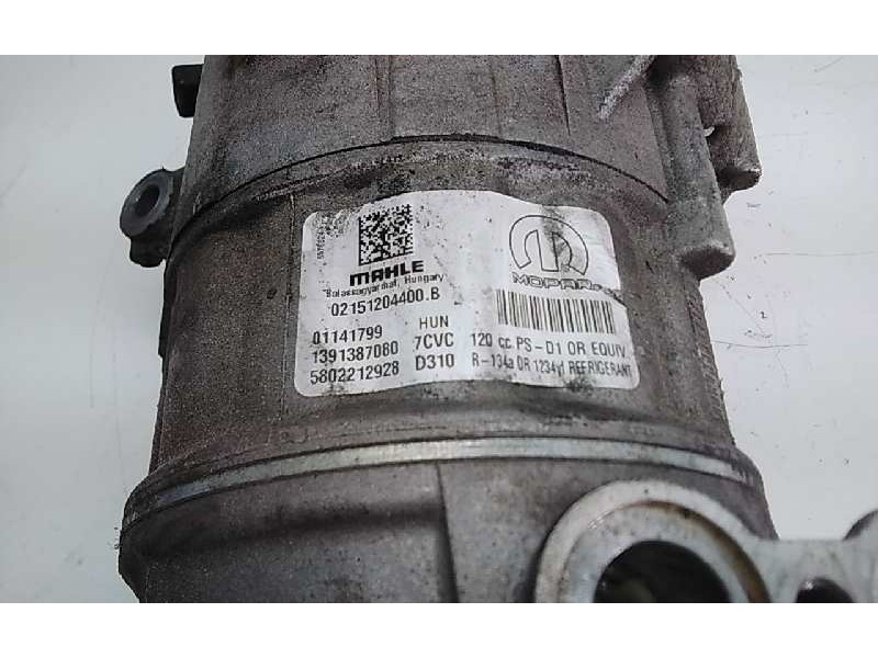 Recambio de compresor aire acondicionado para fiat ducato maxi furgón ta 35 (290) 2.3 turbodiesel multijet referencia OEM IAM 02