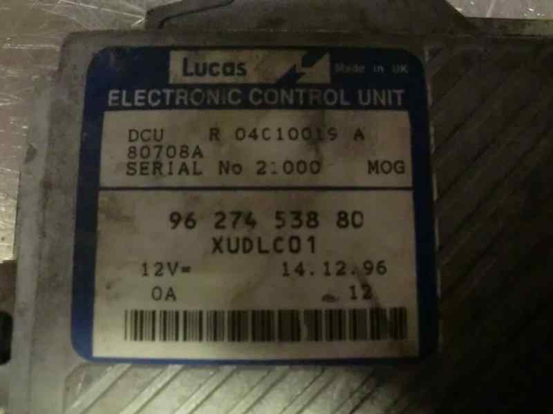 Recambio de centralita motor uce para citroen xantia berlina 2.1 turbodiesel referencia OEM IAM 9627453880 284 41521