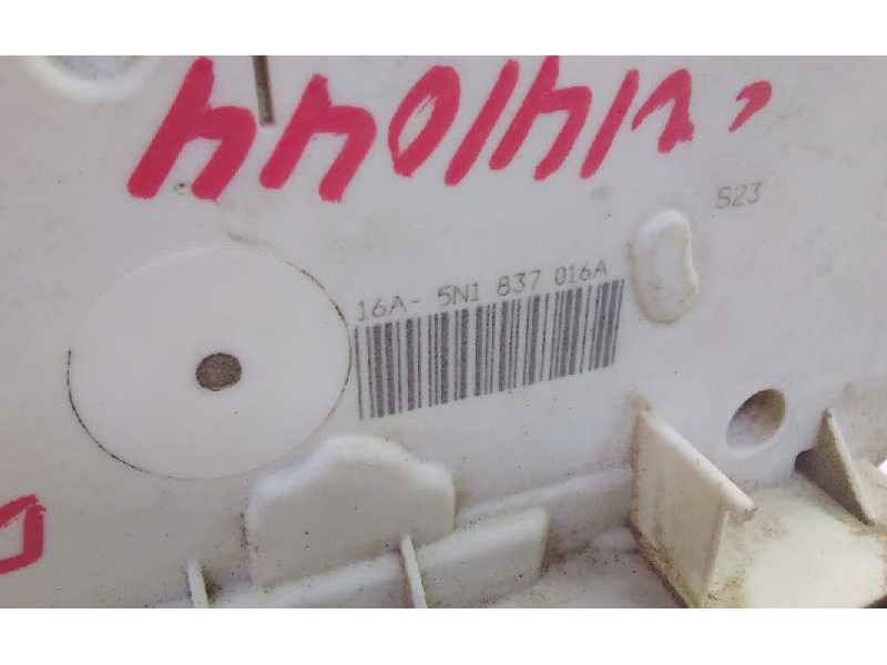 Recambio de cerradura puerta delantera derecha para seat ibiza (6j5) stylance / style referencia OEM IAM 16A5N1837016A  