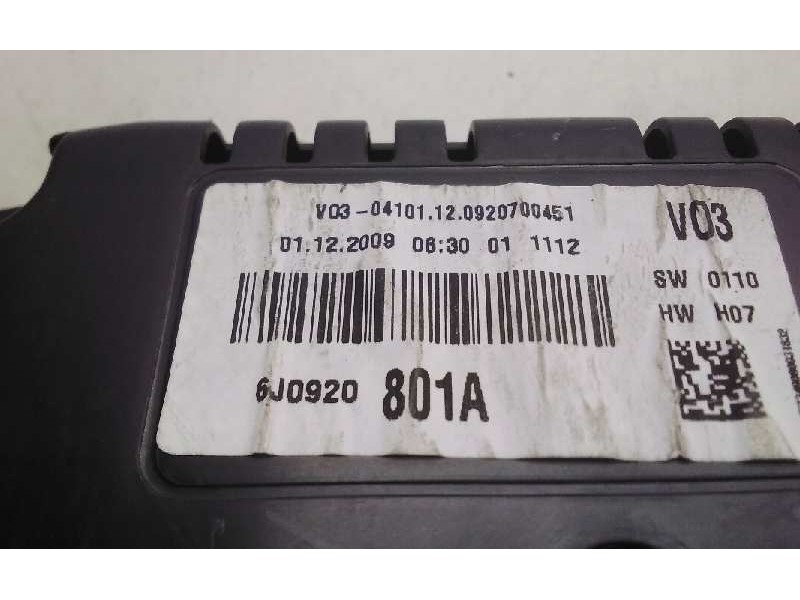 Recambio de cuadro instrumentos para seat ibiza (6j5) stylance / style referencia OEM IAM 6J0920801A  