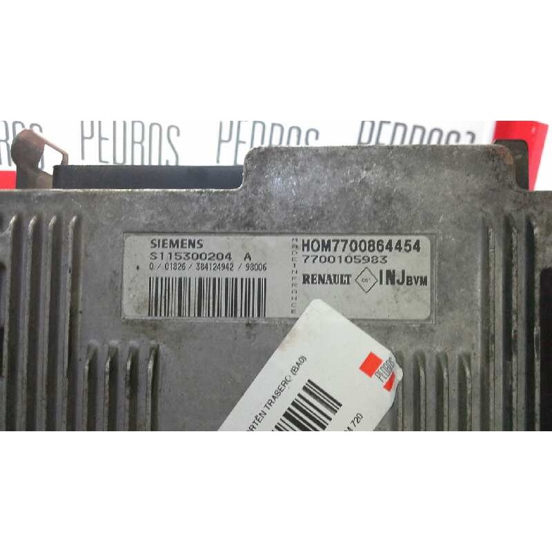 Recambio de centralita motor uce para renault megane i berlina hatchback (ba0) 1.6e europa referencia OEM IAM  271  Recambio de centralita motor uce para renault megane i berlina hatchback (ba0) 1.6e europa referencia OEM IAM  271