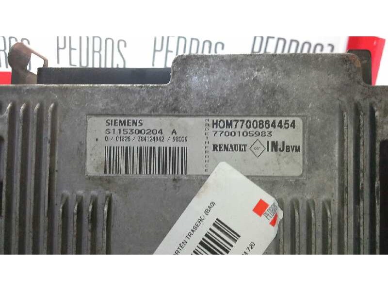 Recambio de centralita motor uce para renault megane i berlina hatchback (ba0) 1.6e europa referencia OEM IAM  271 