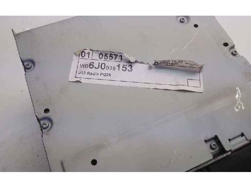 Recambio de sistema audio / radio cd para seat ibiza (6j5) stylance / style referencia OEM IAM 6J035153B  