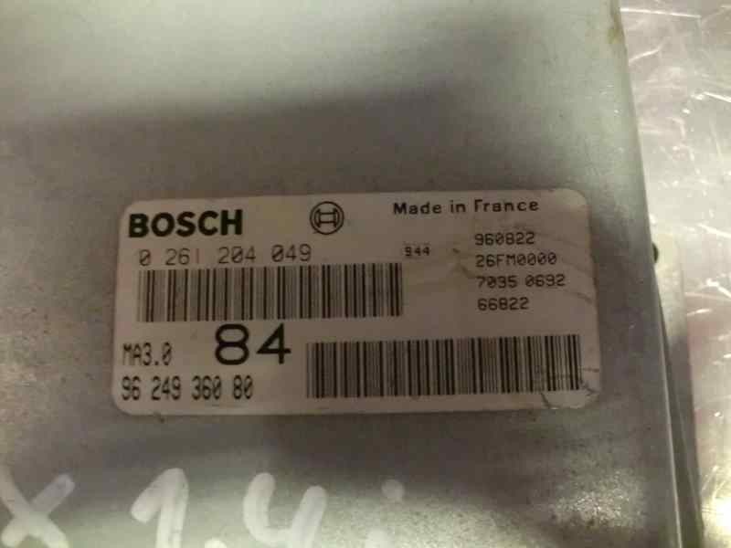 Recambio de centralita motor uce para citroen zx 1.4 referencia OEM IAM 0261204049 288 4179