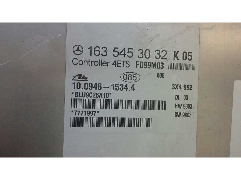 Recambio de centralita motor uce para mercedes clase m (w163) 230 (163.136) referencia OEM IAM 1635453032 229 