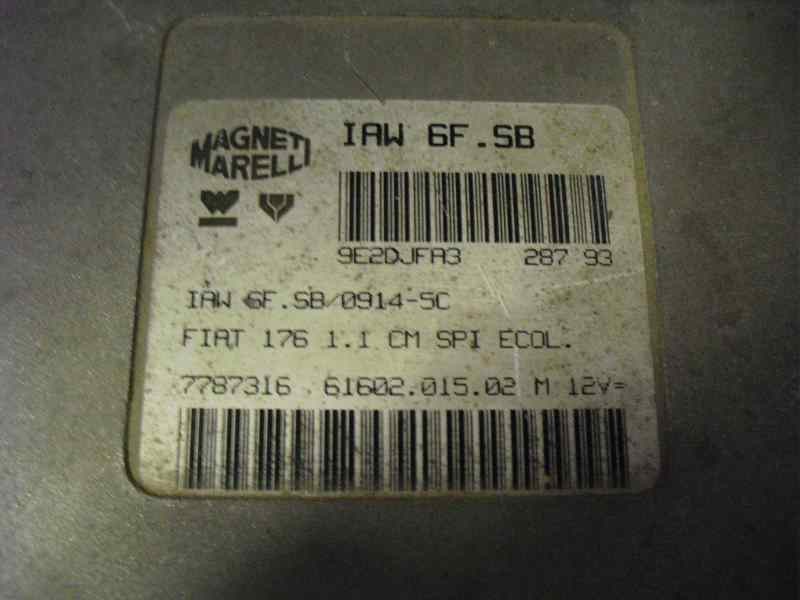 Recambio de centralita motor uce para fiat punto berl. (176) referencia OEM IAM IAW6FSB 129 41894