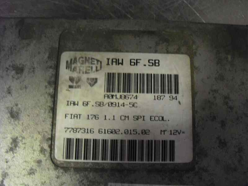 Recambio de centralita motor uce para fiat punto berl. (176) referencia OEM IAM IAW6FSB09145C 216 41894
