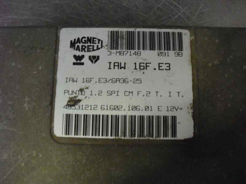 Recambio de centralita motor uce para fiat punto berl. (176) 1.1 referencia OEM IAM IAW16FE36A36625 204 41894