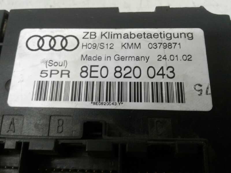 Recambio de mando climatizador para audi a4 berlina (8e) referencia OEM IAM 8E0820043  