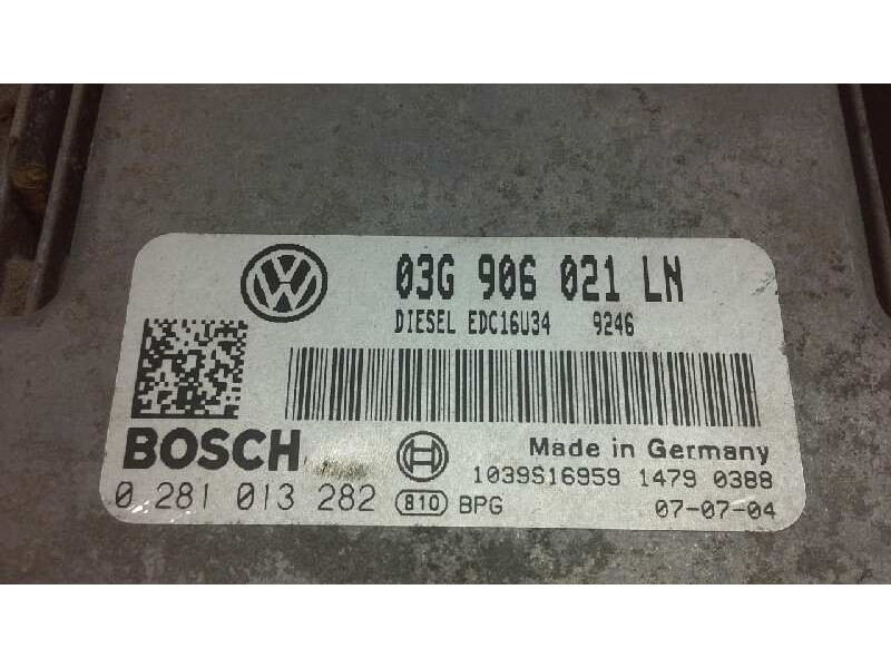 Recambio de centralita motor uce para seat altea xl (5p5) stylance / style referencia OEM IAM 0281013282 03G906021LN 